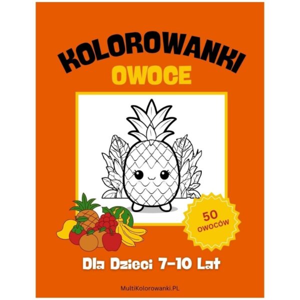 Kolorowanki Owoce okładka ebook